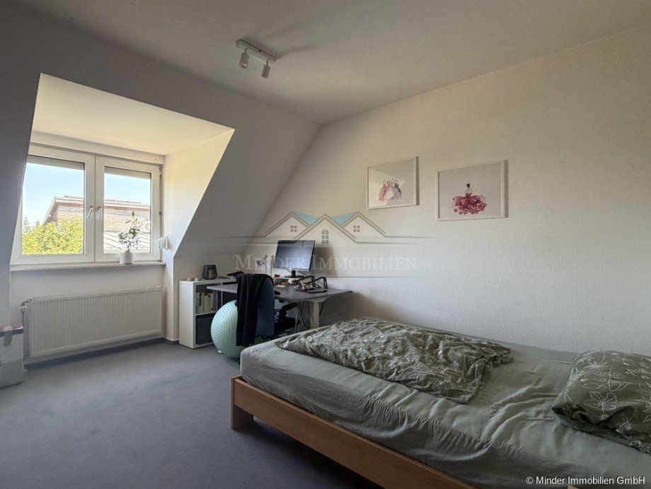 Schlafzimmer Dachgeschosswohnung M�nzenberg / Gambach (Hessen)