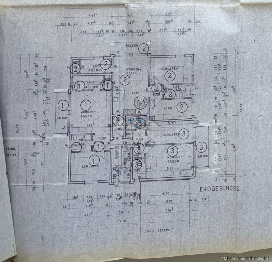 Grundriss - EG Mehrfamilienhaus Karben / Gro�-Karben