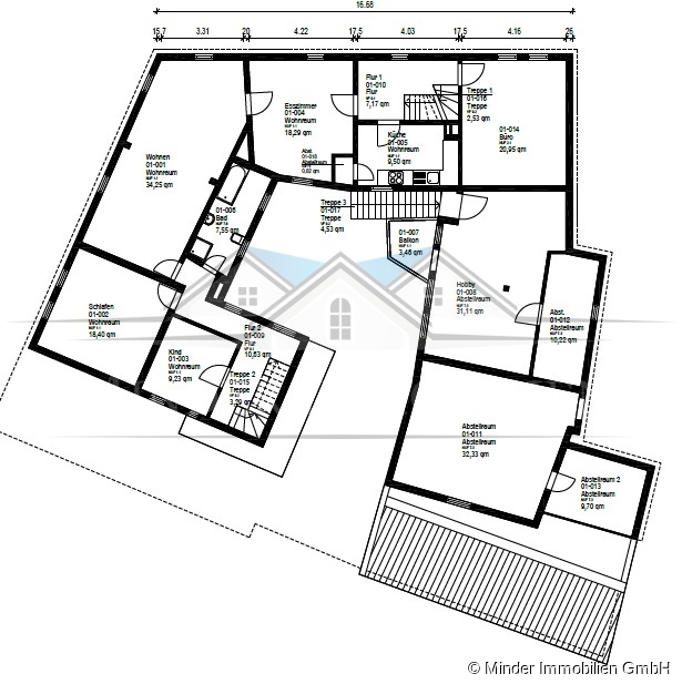 Grundriss - OG Zweifamilienhaus Butzbach-Nieder Weisel