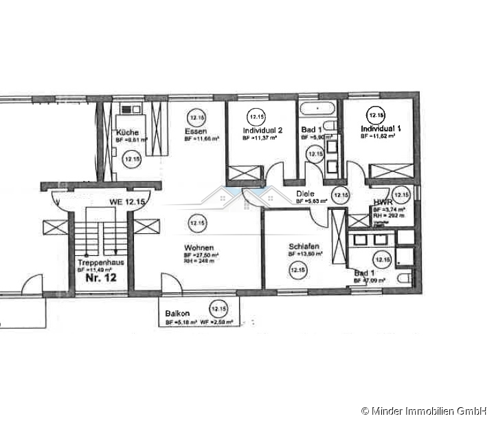 Grundriss Etagenwohnung Butzbach