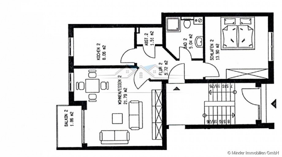 Grundriss Erdgeschosswohnung Ober-M�rlen