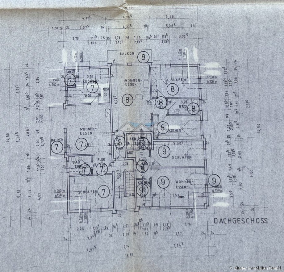 Grundriss - DG Mehrfamilienhaus Karben / Gro�-Karben
