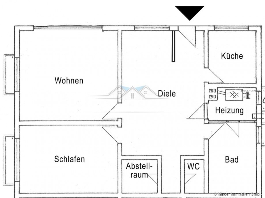 Grundriss Erdgeschosswohnung Rockenberg