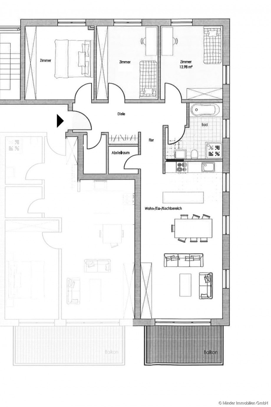 Grundriss Etagenwohnung Butzbach