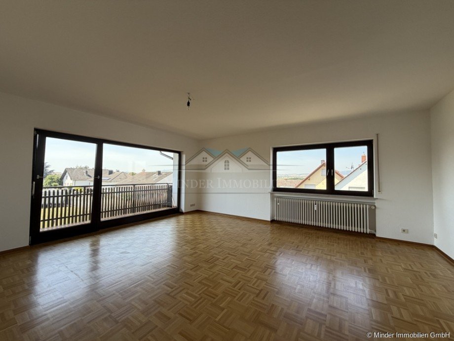 Wohnzimmer Dachgeschosswohnung Rockenberg / Oppershofen